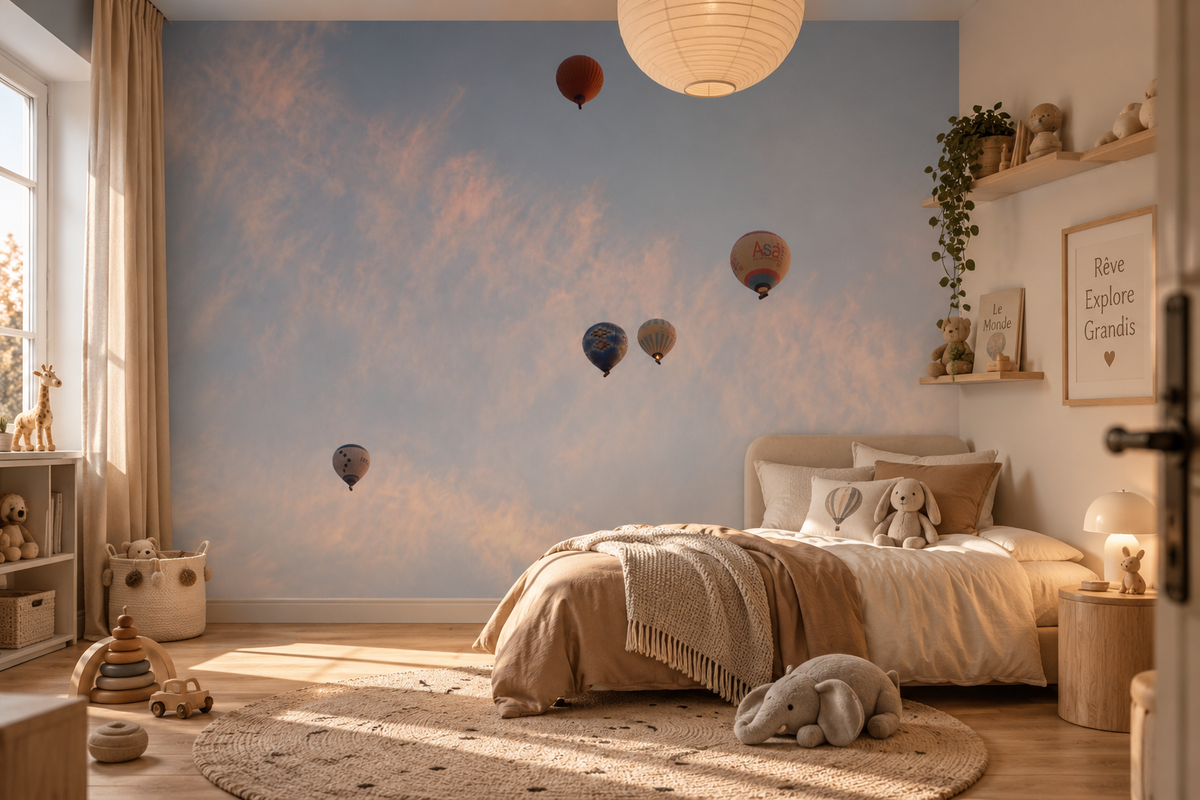 Une chambre qui invite au calme.