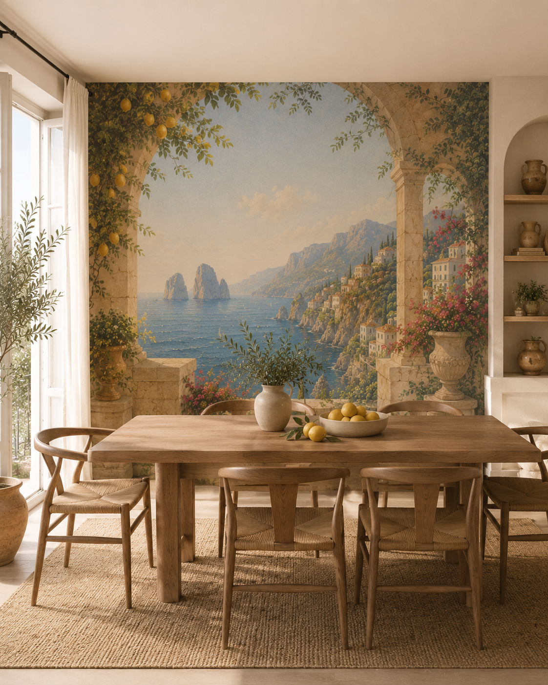 CAPRI — décor mural panoramique méditerranéen LUNEMUR