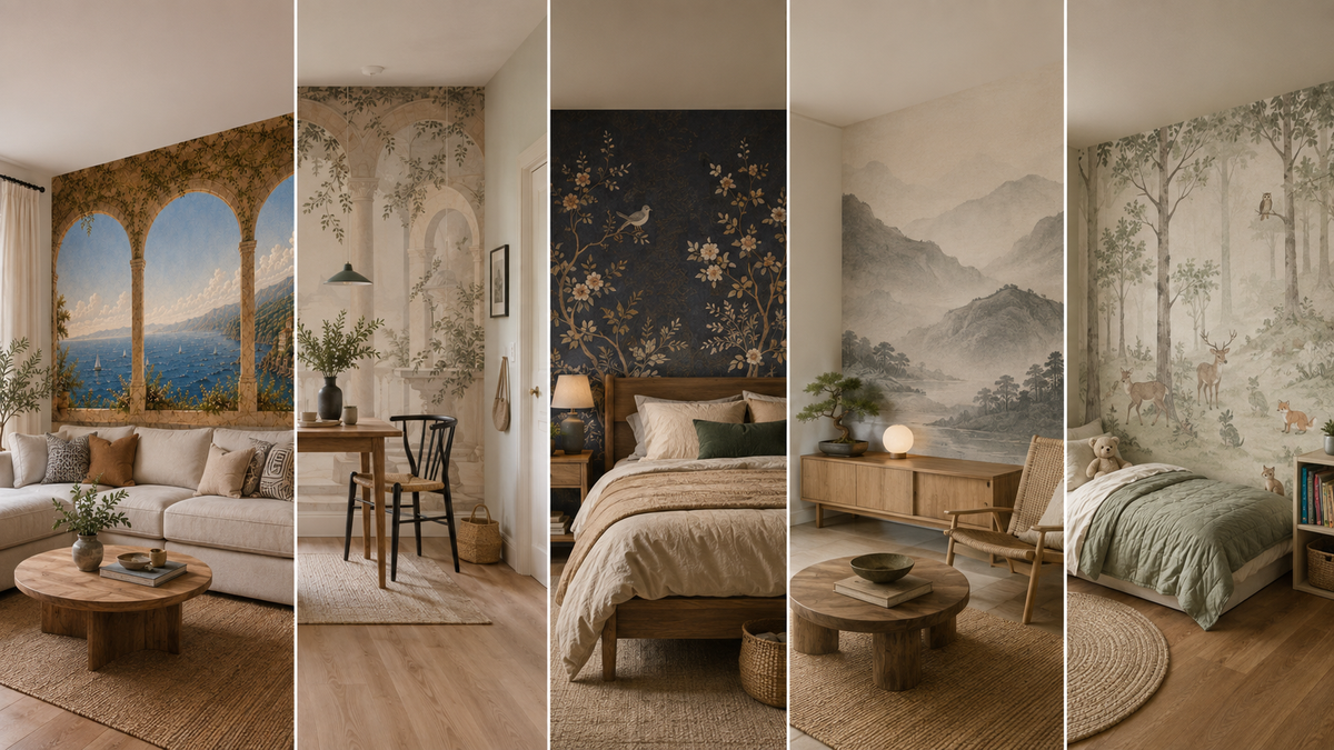 Collection NATURE — décors muraux naturels LUNEMUR